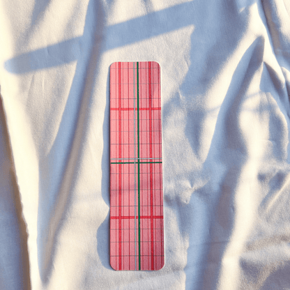 Christmas Plaid Bookmark Individual - ALilBitOfSpice