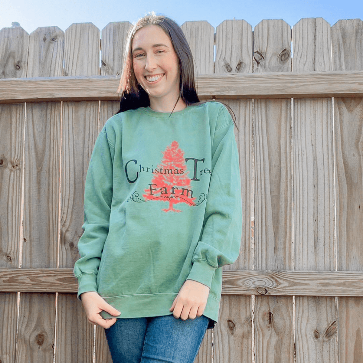 Christmas Tree Farm Crewneck - ALilBitOfSpice