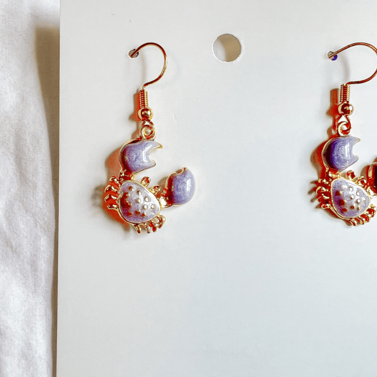 Classic Crab Earrings - ALilBitOfSpice