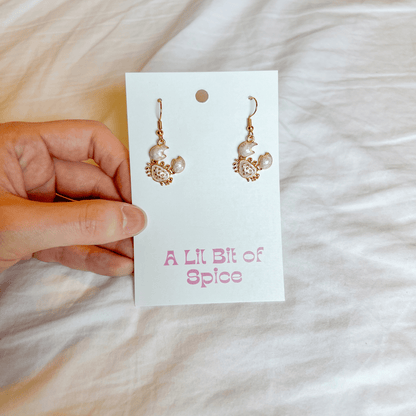 Classic Crab Earrings - ALilBitOfSpice