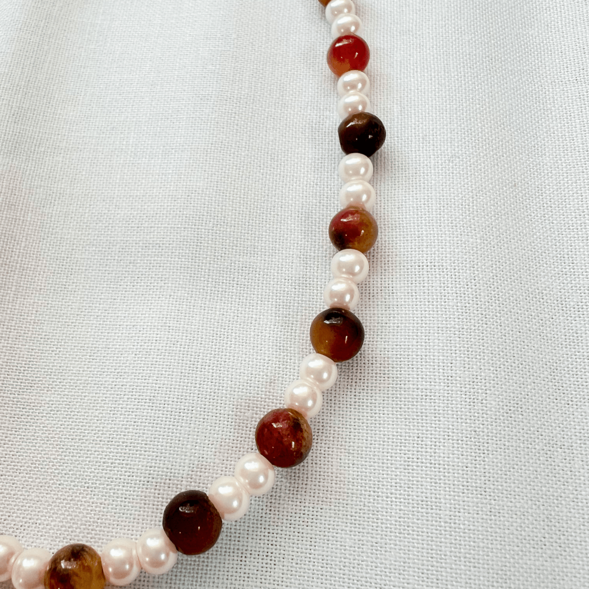 Colors of Fall Beaded Necklace - ALilBitOfSpice