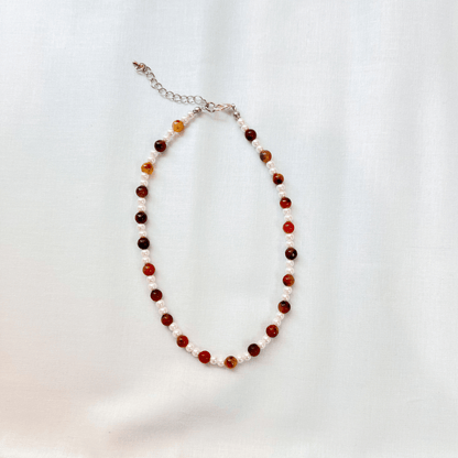 Colors of Fall Beaded Necklace - ALilBitOfSpice