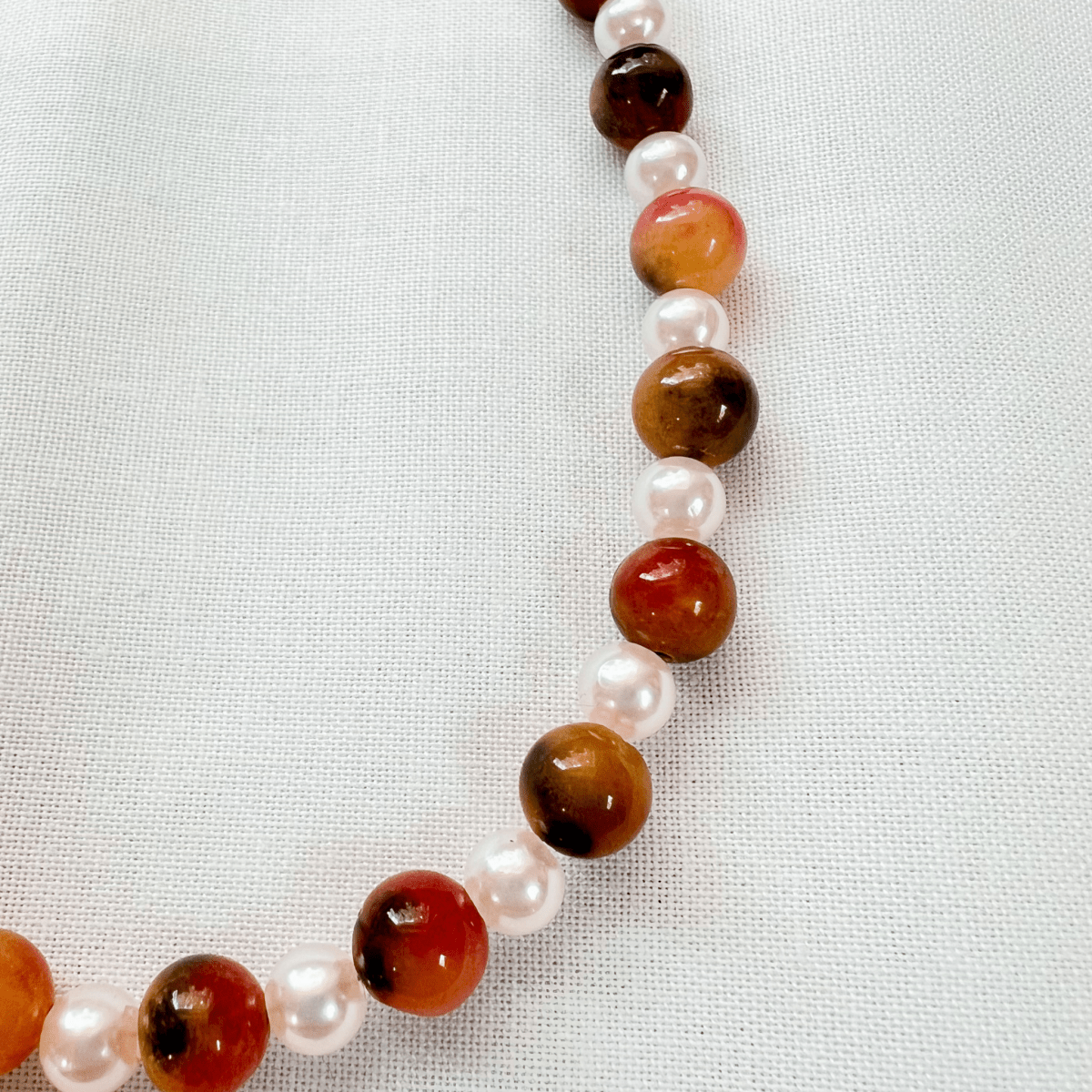 Colors of Fall Beaded Necklace - ALilBitOfSpice