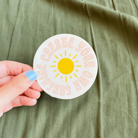 Create Your Own Sunshine Sticker - ALilBitOfSpice