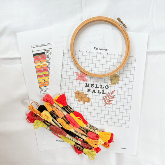 Hello Fall Cross Stitch Kit - ALilBitOfSpice