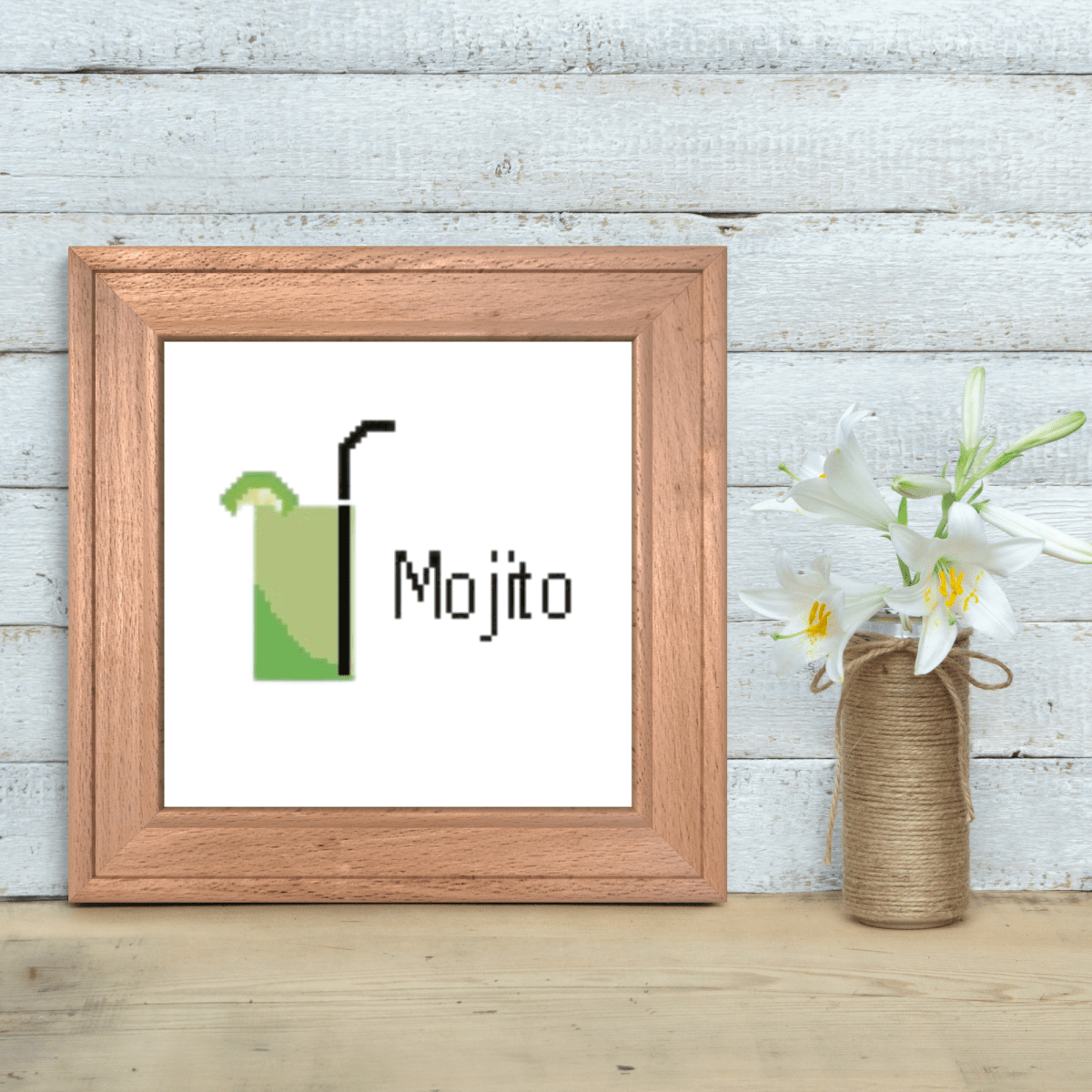 Mojito Cross Stitch Kit - ALilBitOfSpice