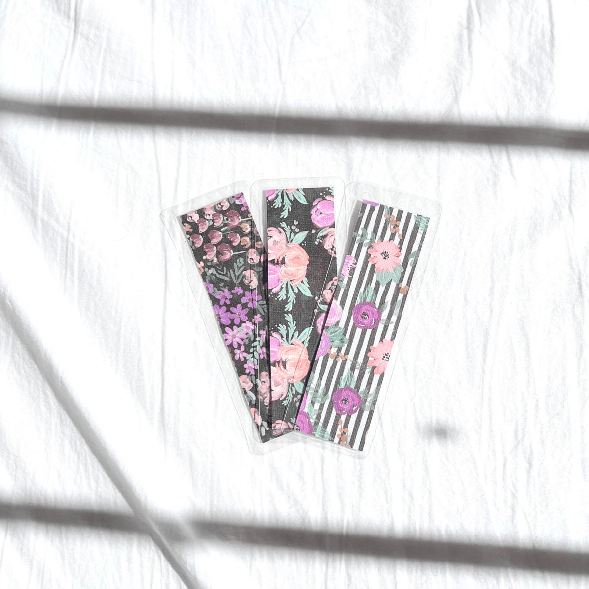 Moody Florals Bookmarks - ALilBitOfSpice