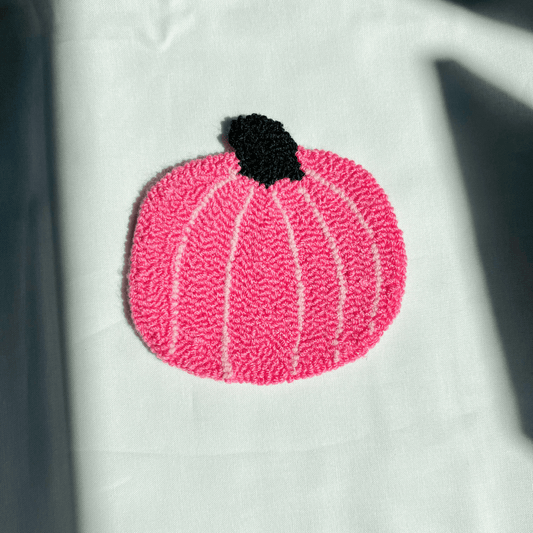 Pink Pumpkin Mug Rug - ALilBitOfSpice