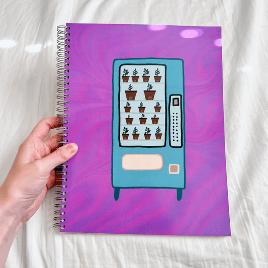 Plant Vending Machine Notebook - ALilBitOfSpice