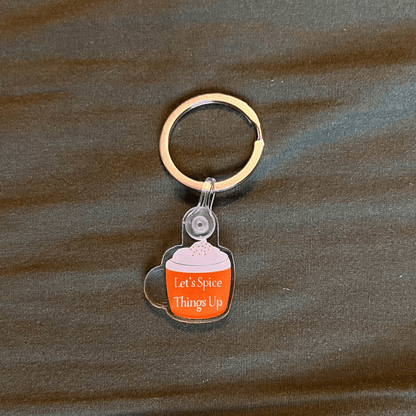 Pumpkin Spice Latte Keychain - ALilBitOfSpice