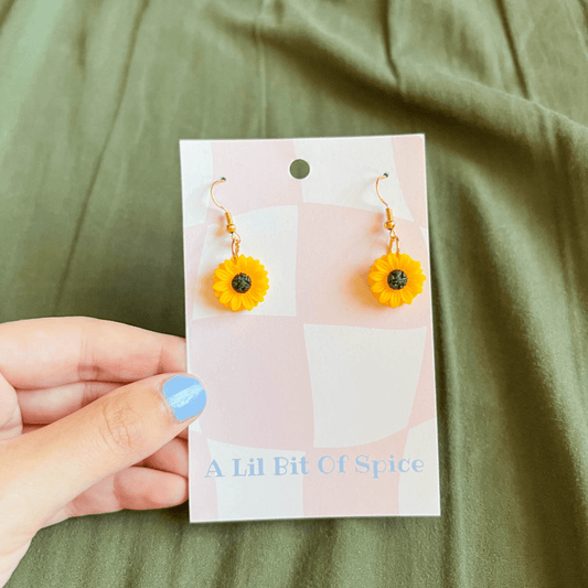 Sunflower Earrings - ALilBitOfSpice