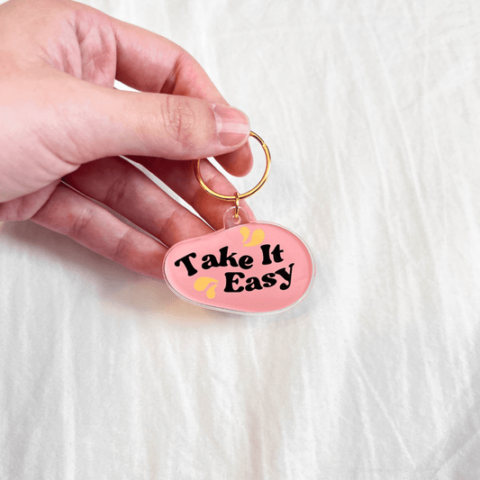 Take It Easy Acrylic Keychain - ALilBitOfSpice