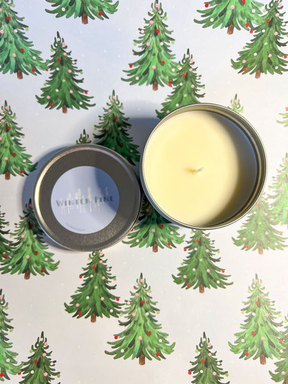 Winter Pine Candle Soy Wax